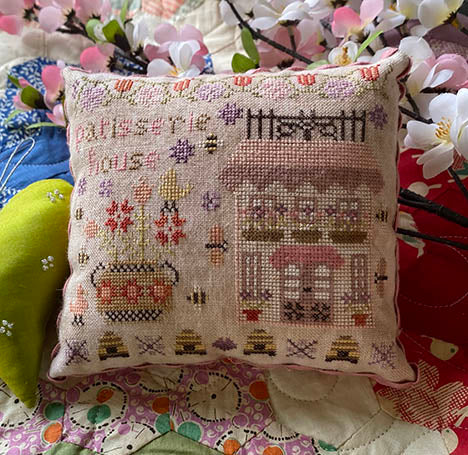 Patisserie House on Wisteria Lane #7 - Pansy Patch Quilts and Stitchery - Cross Stitch Pattern