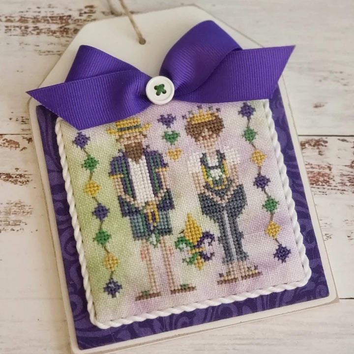 Mr. & Mrs. Mardi Gras - Dirty Annie's - Cross Stitch Pattern