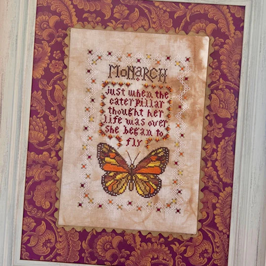 PRE-ORDER Monarch - Dirty Annie's - Cross Stitch Pattern, Needlecraft Patterns, Needlecraft Patterns, The Crafty Grimalkin - A Cross Stitch Store