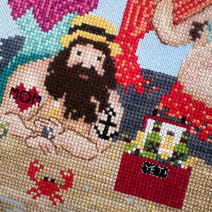 PRE-ORDER Merman Cove - Dirty Annie's - Cross Stitch Pattern, Needlecraft Patterns, Needlecraft Patterns, The Crafty Grimalkin - A Cross Stitch Store