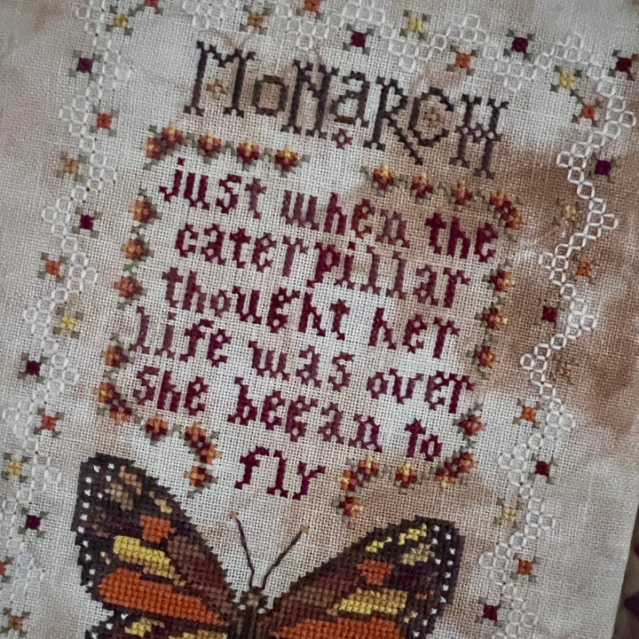 PRE-ORDER Monarch - Dirty Annie's - Cross Stitch Pattern, Needlecraft Patterns, Needlecraft Patterns, The Crafty Grimalkin - A Cross Stitch Store