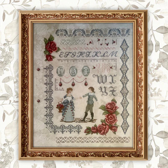 PRE-ORDER Rose Sampler - Dirty Annie's - Cross Stitch Pattern, Needlecraft Patterns, Needlecraft Patterns, The Crafty Grimalkin - A Cross Stitch Store