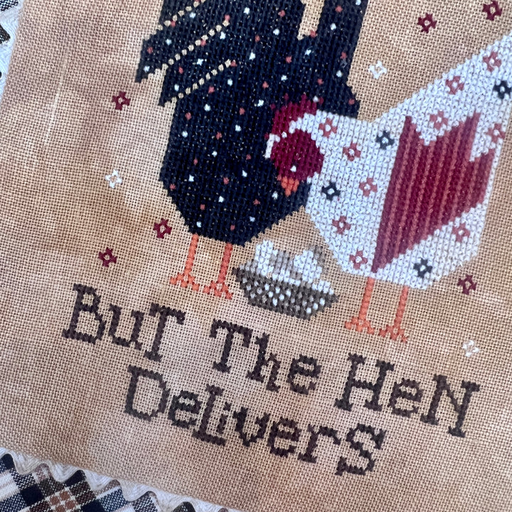 PRE-ORDER The Rooster May Crow - Dirty Annie's - Cross Stitch Pattern, Needlecraft Patterns, Needlecraft Patterns, The Crafty Grimalkin - A Cross Stitch Store