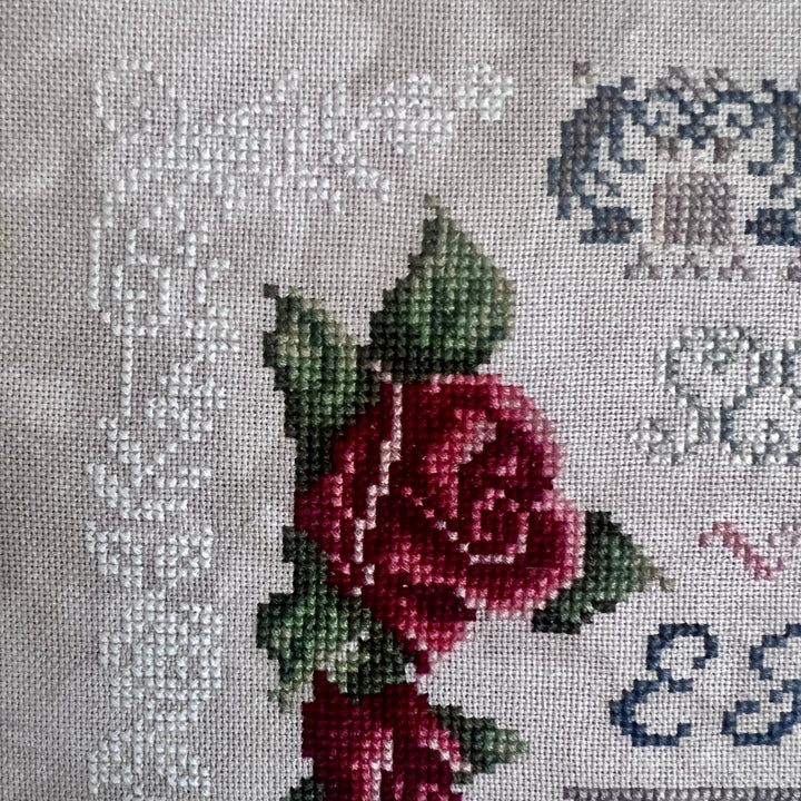 PRE-ORDER Rose Sampler - Dirty Annie's - Cross Stitch Pattern, Needlecraft Patterns, Needlecraft Patterns, The Crafty Grimalkin - A Cross Stitch Store