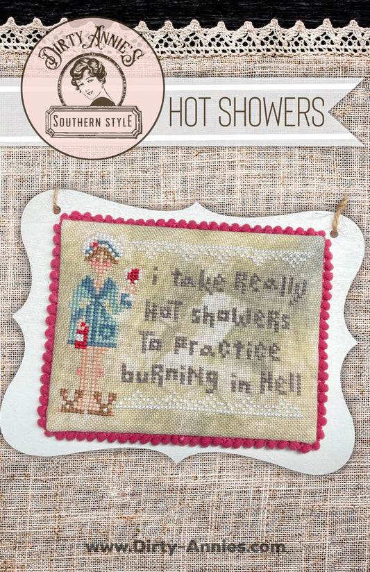 Hot Showers - Dirty Annie's - Cross Stitch Pattern