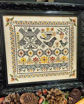 Quaint Quakers #3 Fall - Quaint Rose NeedleArts - Cross Stitch Patterns