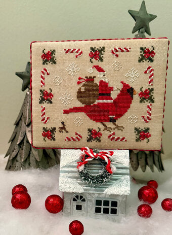 Going to Deliver Toys - Running With Needles & Scissors - Cross Stitch Pattern