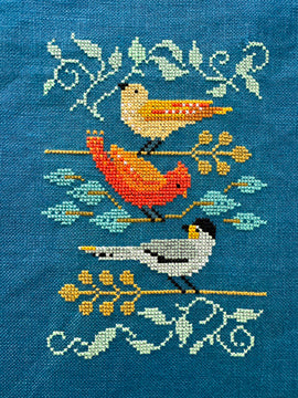 PREORDER Peek A Boo Birds - Robin Pickens - Cross Stitch Pattern, Books, The Crafty Grimalkin - A Cross Stitch Store