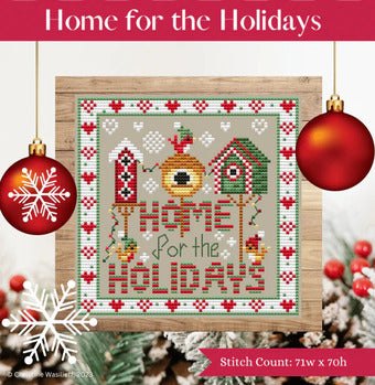 Home For The Holidays - Shannon Christine Designs - Cross Stitch Pattern, Needlecraft Patterns, The Crafty Grimalkin - A Cross Stitch Store