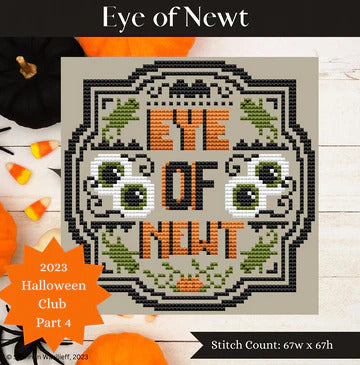 Eye of Newt - Shannon Christine Designs - Cross Stitch Pattern, Needlecraft Patterns, The Crafty Grimalkin - A Cross Stitch Store