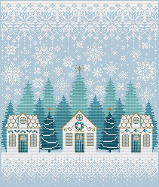 Snow Day - Shannon Christine Designs - Cross Stitch Pattern, Needlecraft Patterns, The Crafty Grimalkin - A Cross Stitch Store