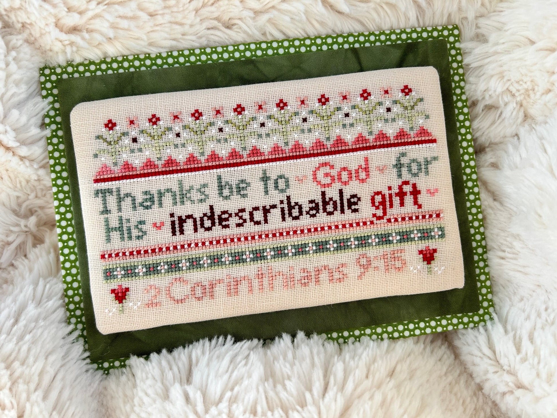 Indescribable Gift - Sweet Wing Studio - Cross Stitch Pattern, Needlecraft Patterns, Needlecraft Patterns, The Crafty Grimalkin - A Cross Stitch Store