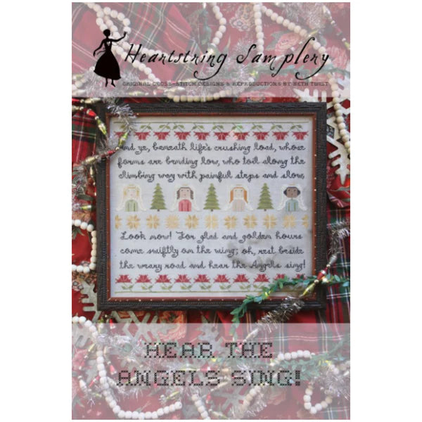 Hear the Angels Sing - Heartstring Samplery - Cross Stitch Pattern, Needlecraft Patterns, The Crafty Grimalkin - A Cross Stitch Store