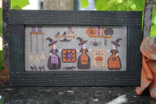 Show & Tell at the Witches Retreat - Thistles - Cross Stitch Pattern