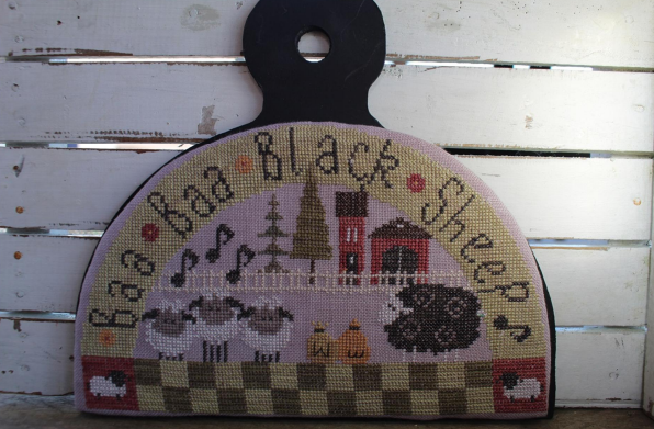 Baa Baa Black Sheep  - Thistles - Cross Stitch Pattern