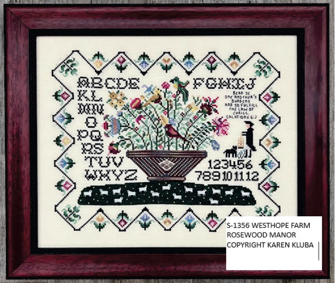 PRE-ORDER  Westhope Farm Sampler by Rosewood Manor Designs - Cross Stitch Pattern, Needlecraft Patterns, Needlecraft Patterns, The Crafty Grimalkin - A Cross Stitch Store