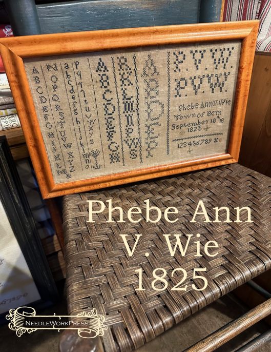 PRE-ORDER Phebe Ann V. Wie - Needlework Press - Cross Stitch Pattern, Needlecraft Patterns, Needlecraft Patterns, The Crafty Grimalkin - A Cross Stitch Store