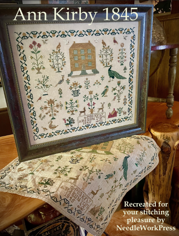 PRE-ORDER Ann Kirby Sampler - Needlework Press - Cross Stitch Pattern, Needlecraft Patterns, Needlecraft Patterns, The Crafty Grimalkin - A Cross Stitch Store