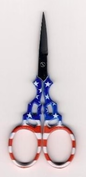 Patriotic Flag - Dinky Dyes Scissors, Craft & Office Scissors, The Crafty Grimalkin - A Cross Stitch Store