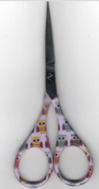 Owl - Dinky Dyes Scissors, Craft & Office Scissors, The Crafty Grimalkin - A Cross Stitch Store