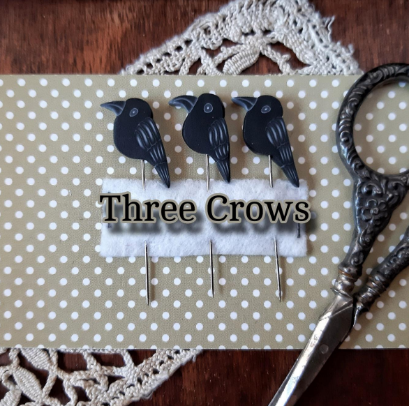 Three Crows Pin Set - Puntini Puntini - Pin Set