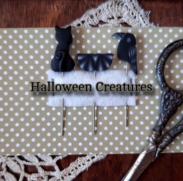 Halloween Creatures Pin Set - Puntini Puntini - Pin Set