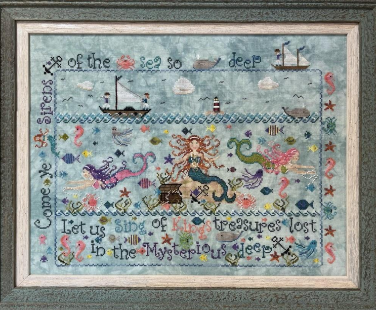 PREORDER - Sirens of the Sea - Praiseworthy Stitches - Cross Stitch Pattern