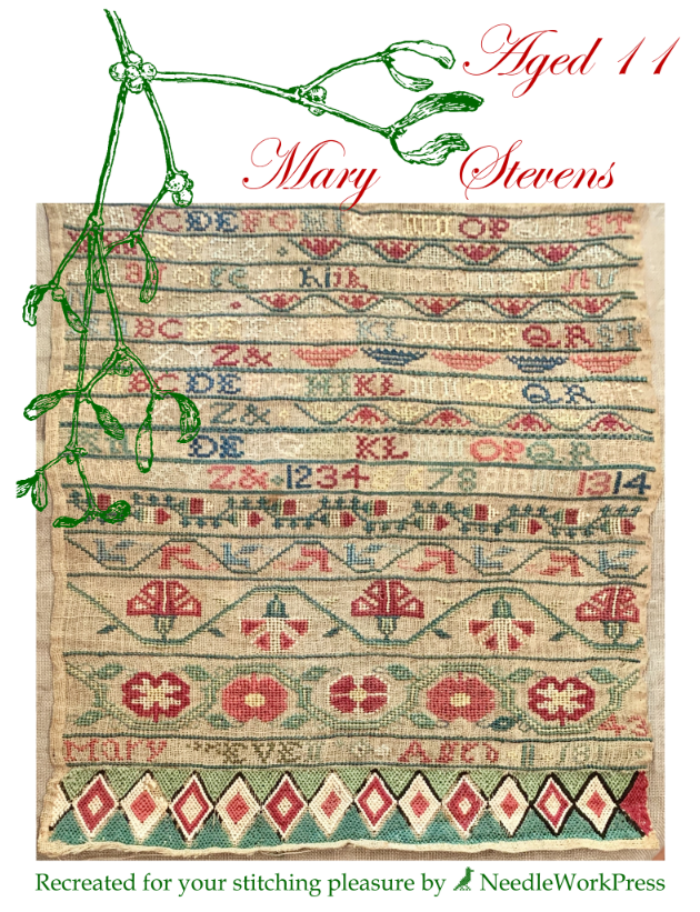 PREORDER Mary Stevens Band Sampler - Needlework Press - Cross Stitch Pattern, Needlecraft Patterns, The Crafty Grimalkin - A Cross Stitch Store