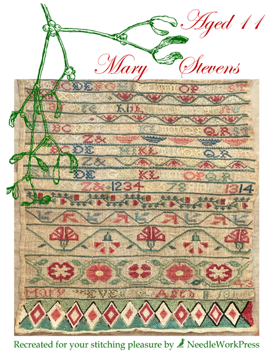 PREORDER Mary Stevens Band Sampler - Needlework Press - Cross Stitch Pattern, Needlecraft Patterns, The Crafty Grimalkin - A Cross Stitch Store