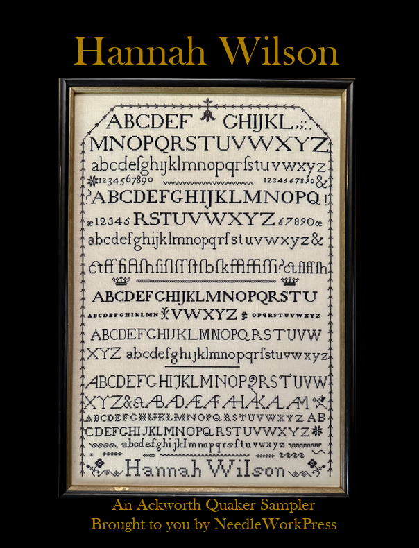 PREORDER Hannah Wilson Ackworth Sampler - Needlework Press - Cross Stitch Pattern