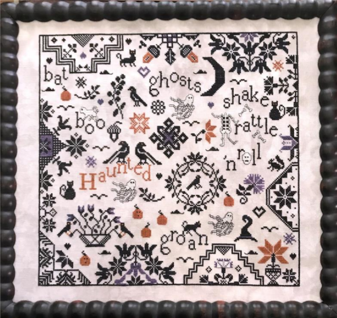 Simple Gifts- Haunted - Praiseworthy Stitches - Cross Stitch Pattern