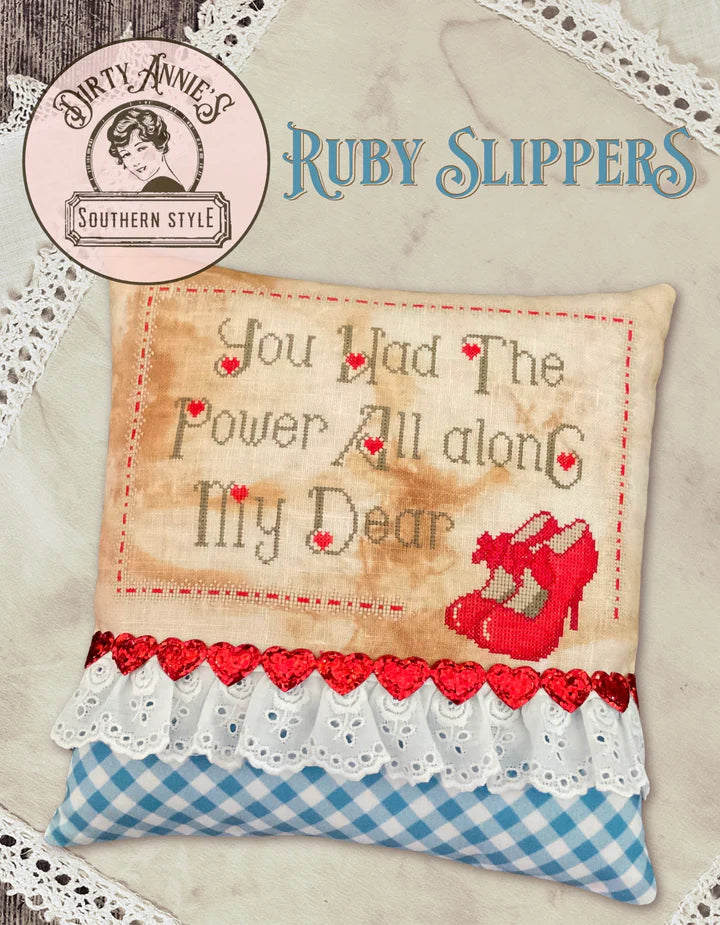 Ruby Slippers - Dirty Annie's - Cross Stitch Pattern