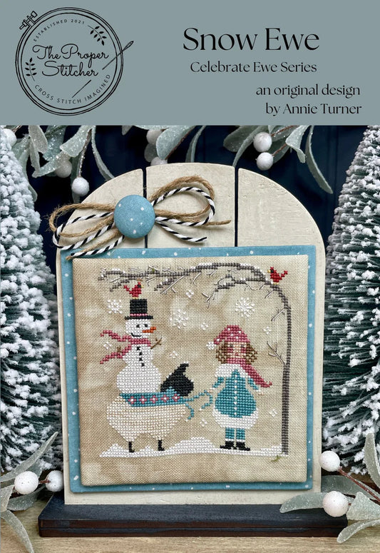 Snow Ewe - The Proper Stitcher - Cross Stitch Pattern