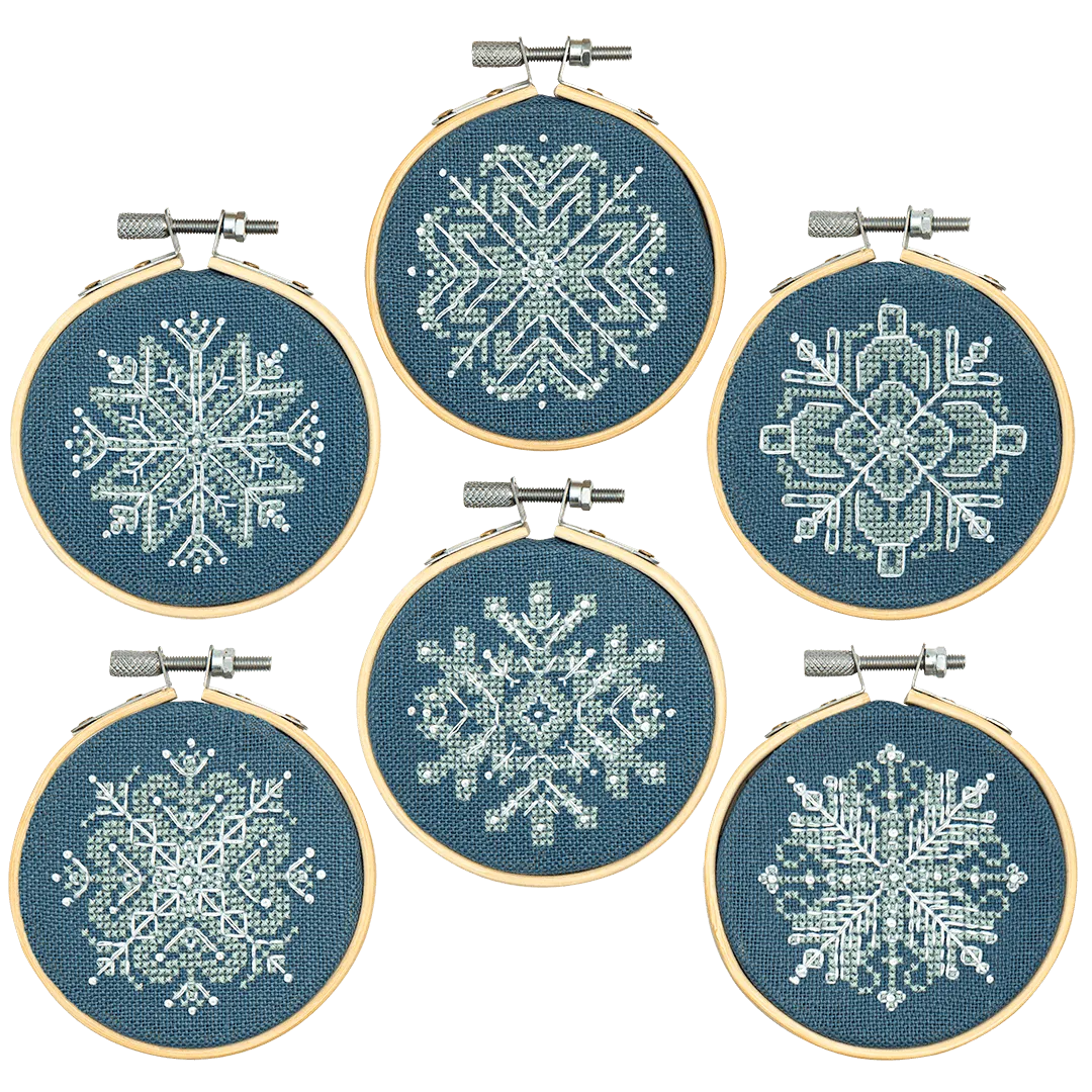 Mini Snowflake Ornaments - Counting Puddles - Cross Stitch Pattern – The  Crafty Grimalkin - A Cross Stitch Store