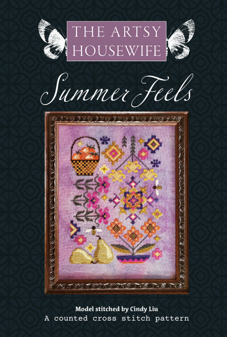 PREORDER Summer Feels - Artsy Housewife - Cross Stitch Pattern, Needlecraft Patterns, The Crafty Grimalkin - A Cross Stitch Store