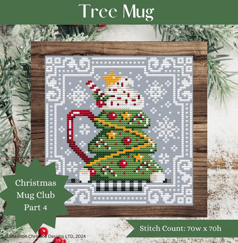 PREORDER Tree Mug - Shannon Christine - Cross Stitch Pattern, Needlecraft Patterns, The Crafty Grimalkin - A Cross Stitch Store