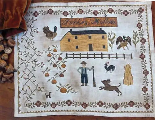 Turkey Hollow Farm - Stacy Nash Primitives - Cross Stitch Pattern, Needlecraft Patterns, Needlecraft Patterns, The Crafty Grimalkin - A Cross Stitch Store