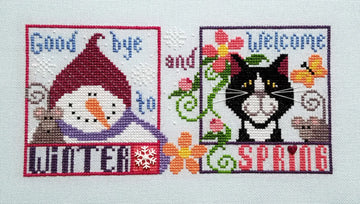 PREORDER Good Bye To Winter - Vals Stuff - Cross Stitch Pattern