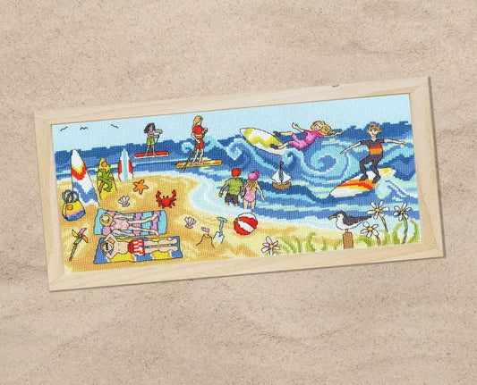 Seaside Fun - Bothy Threads - Cross Stitch Kit, Needlecraft Kits, The Crafty Grimalkin - A Cross Stitch Store