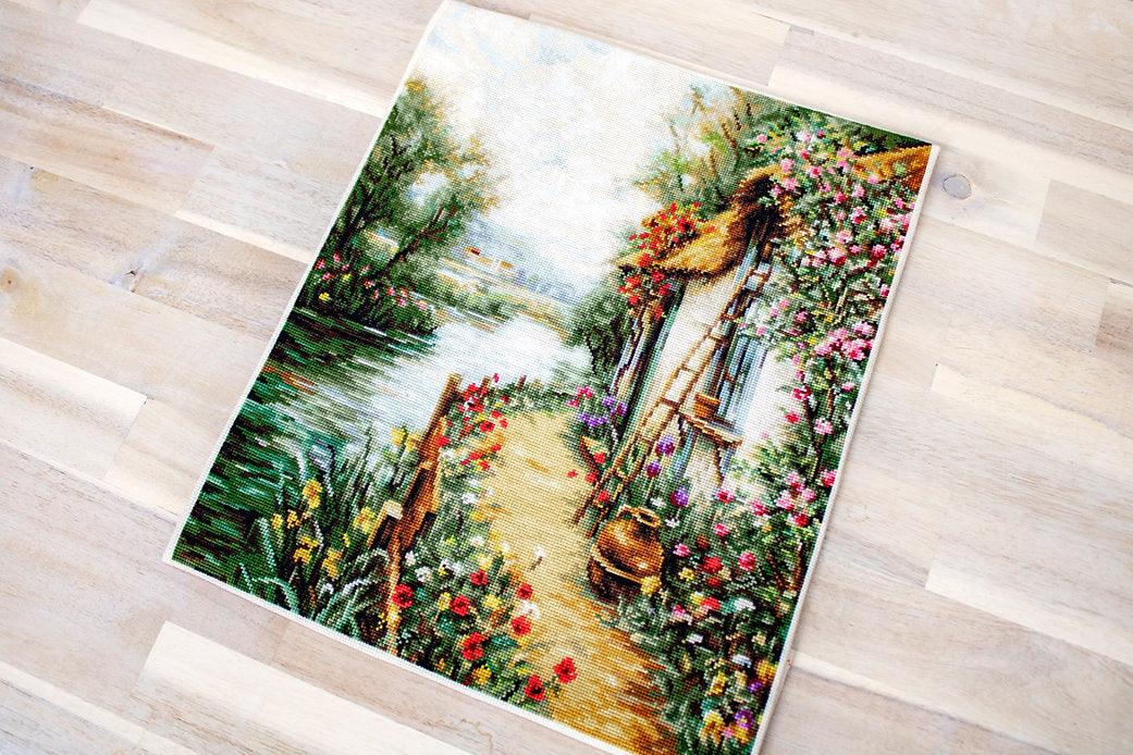 Along the River B581L Counted Cross-Stitch Kit, The Crafty Grimalkin - A Cross Stitch Store