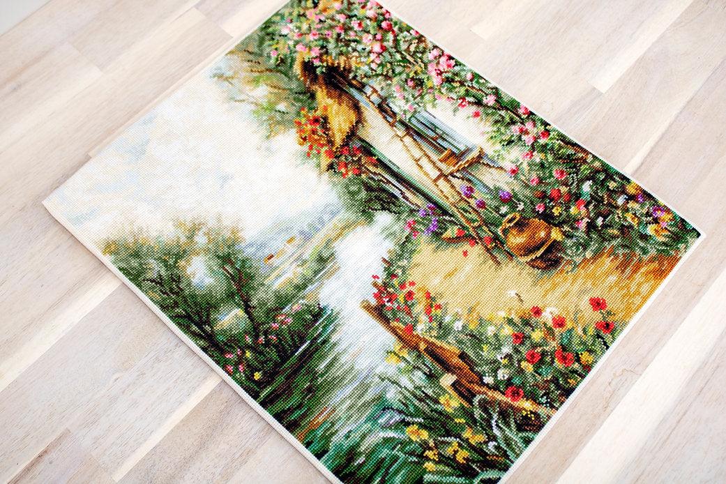 Along the River B581L Counted Cross-Stitch Kit, The Crafty Grimalkin - A Cross Stitch Store