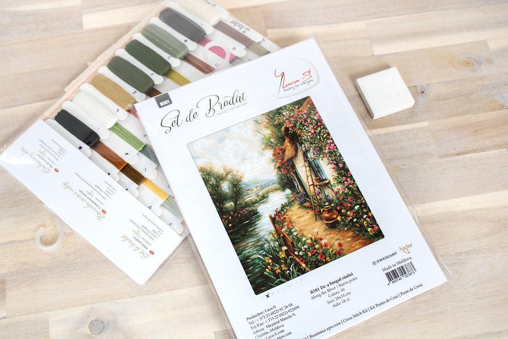 Along the River B581L Counted Cross-Stitch Kit, The Crafty Grimalkin - A Cross Stitch Store