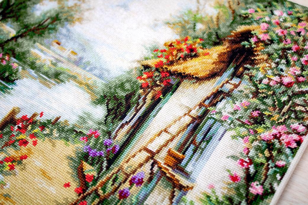 Along the River B581L Counted Cross-Stitch Kit, The Crafty Grimalkin - A Cross Stitch Store