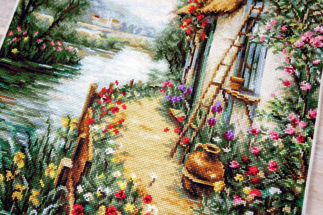 Along the River B581L Counted Cross-Stitch Kit, The Crafty Grimalkin - A Cross Stitch Store