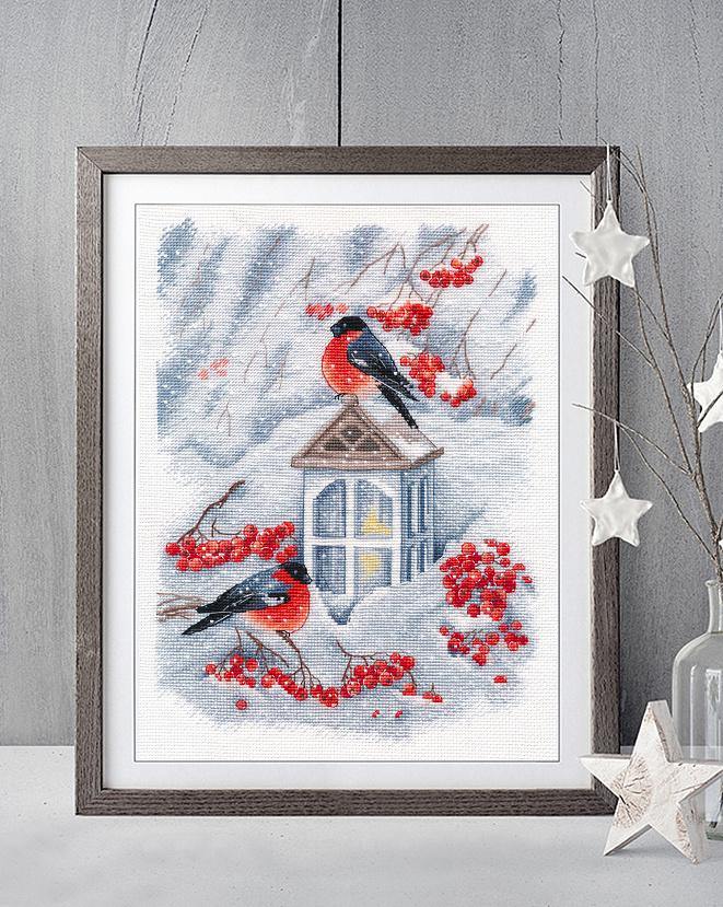 And it`s snowing, Christmas 1415 Counted Cross Stitch Kit, Needlecraft Kits, Needlecraft Kits, The Crafty Grimalkin - A Cross Stitch Store