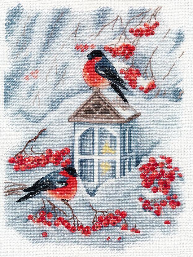 And it`s snowing, Christmas 1415 Counted Cross Stitch Kit, Needlecraft Kits, Needlecraft Kits, The Crafty Grimalkin - A Cross Stitch Store