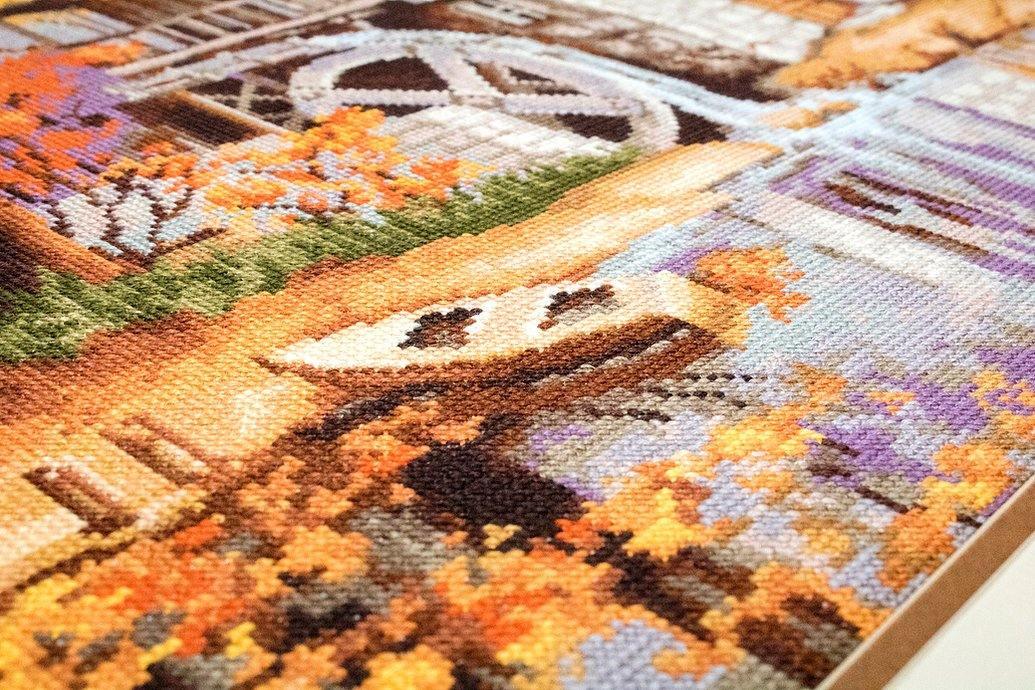 Autumn Landscape B481L Counted Cross-Stitch Kit, Needlecraft Kits, Needlecraft Kits, The Crafty Grimalkin - A Cross Stitch Store