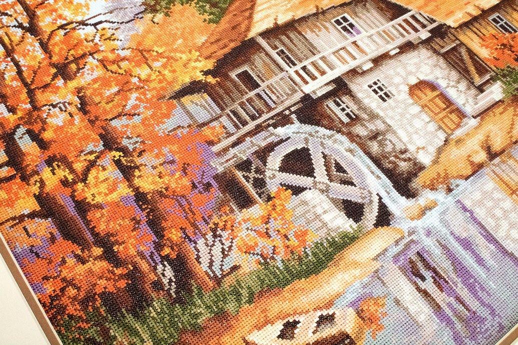 Autumn Landscape B481L Counted Cross-Stitch Kit, Needlecraft Kits, Needlecraft Kits, The Crafty Grimalkin - A Cross Stitch Store