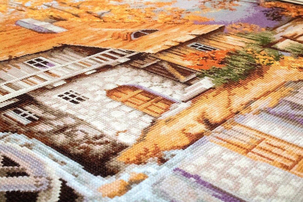 Autumn Landscape B481L Counted Cross-Stitch Kit, Needlecraft Kits, Needlecraft Kits, The Crafty Grimalkin - A Cross Stitch Store