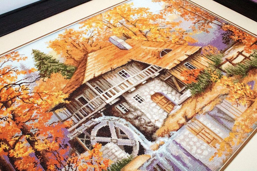 Autumn Landscape B481L Counted Cross-Stitch Kit, Needlecraft Kits, Needlecraft Kits, The Crafty Grimalkin - A Cross Stitch Store